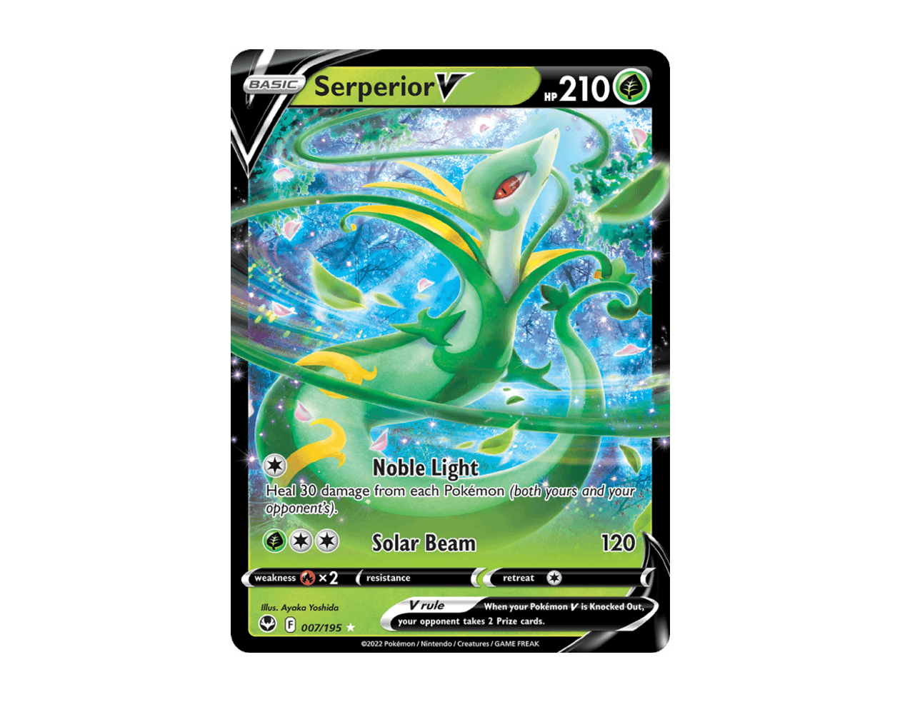 Serperior V ST 007/195 (Silver Tempest)