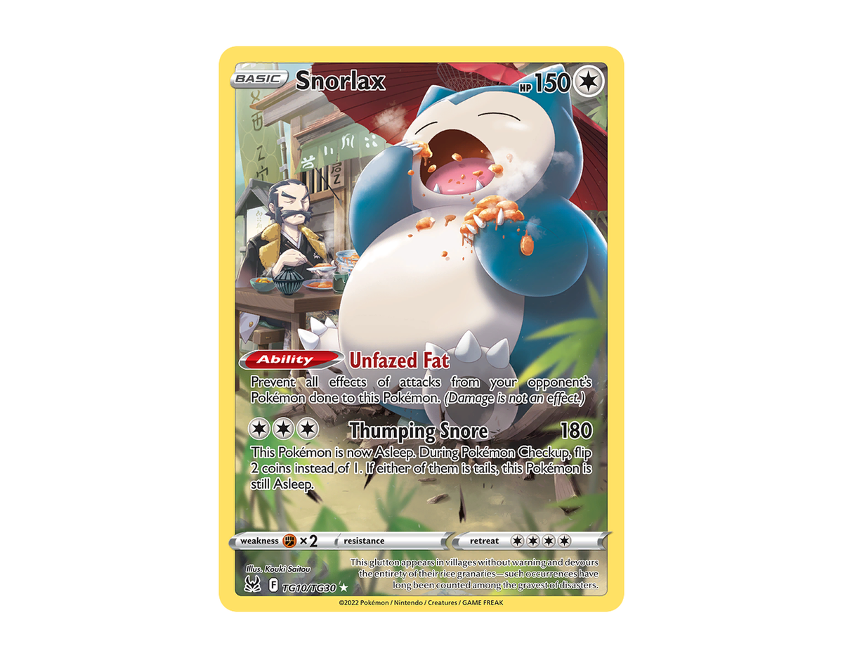 Snorlax LOTG TG10/30 (Lost Origin Trainer Gallery)