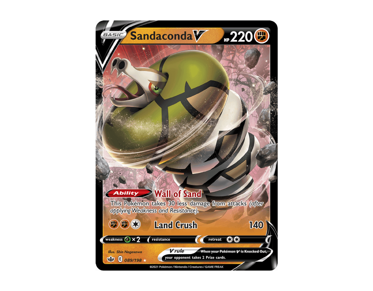 Sandaconda V CR 89/198 (Chilling Reign)
