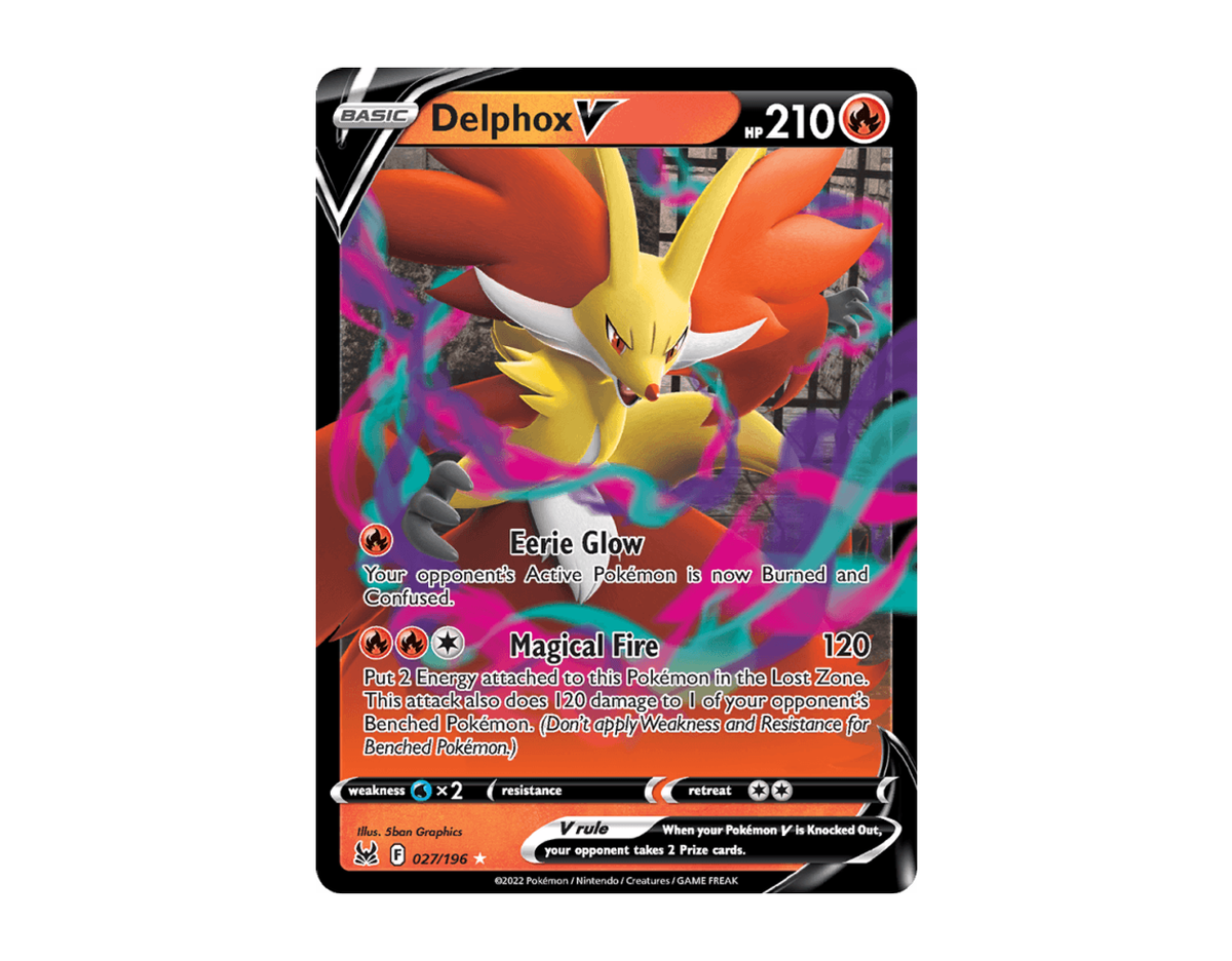 Delphox V LO 027/196 (Lost Origin)
