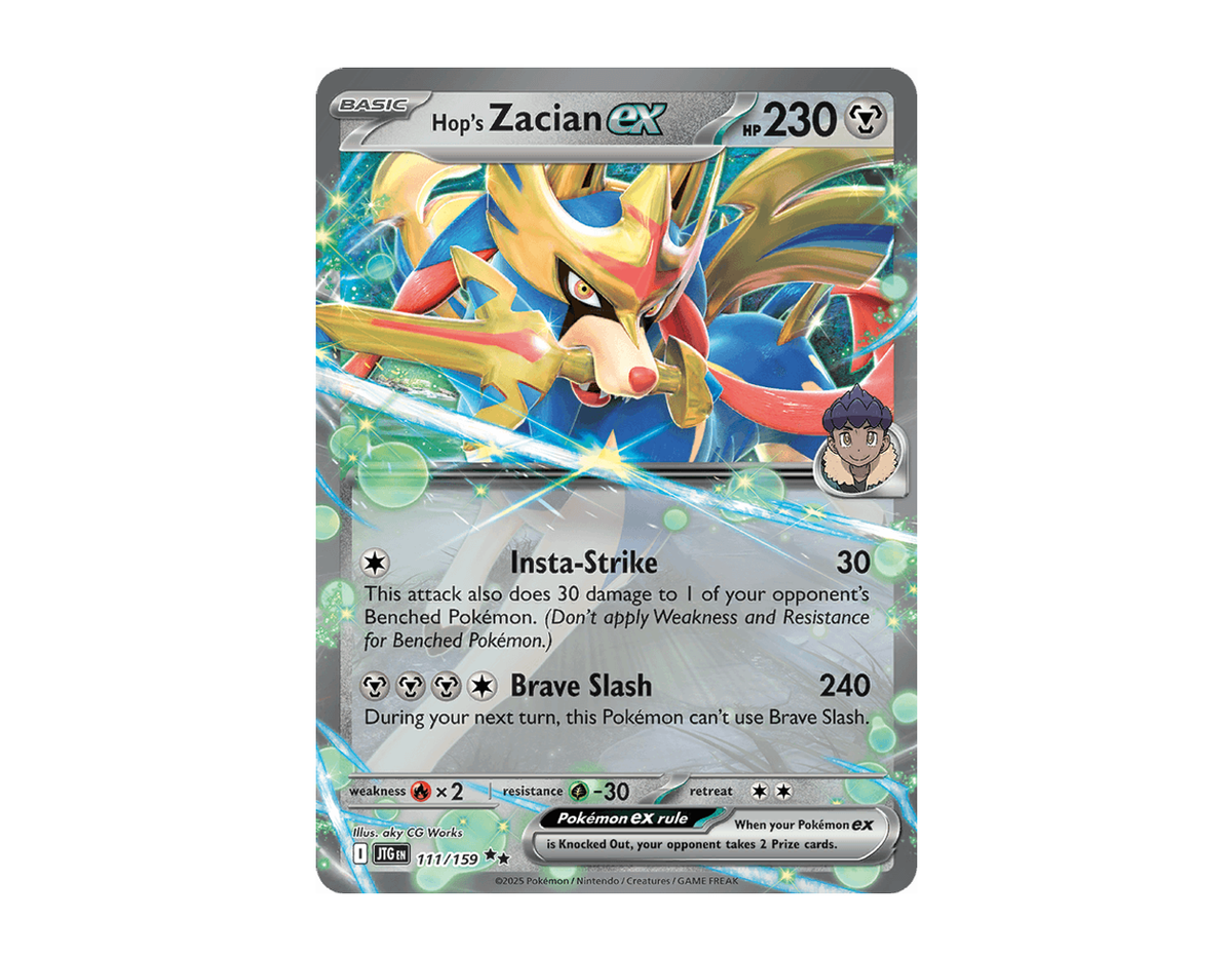 Hop's Zacian ex JT 111/159 (Journey Together)