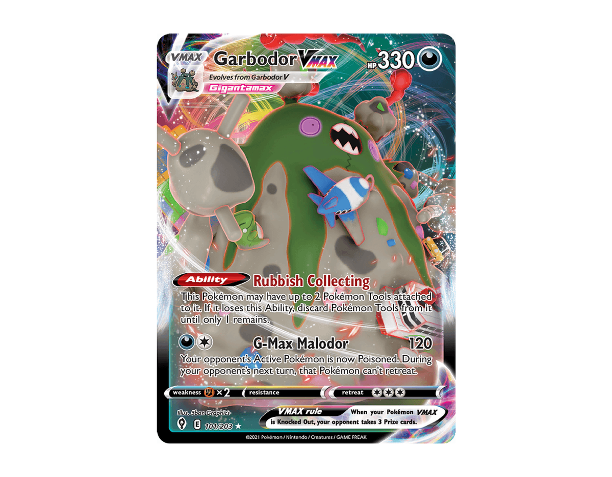 Garbodor VMAX ES 101/203 (Evolving Skies)