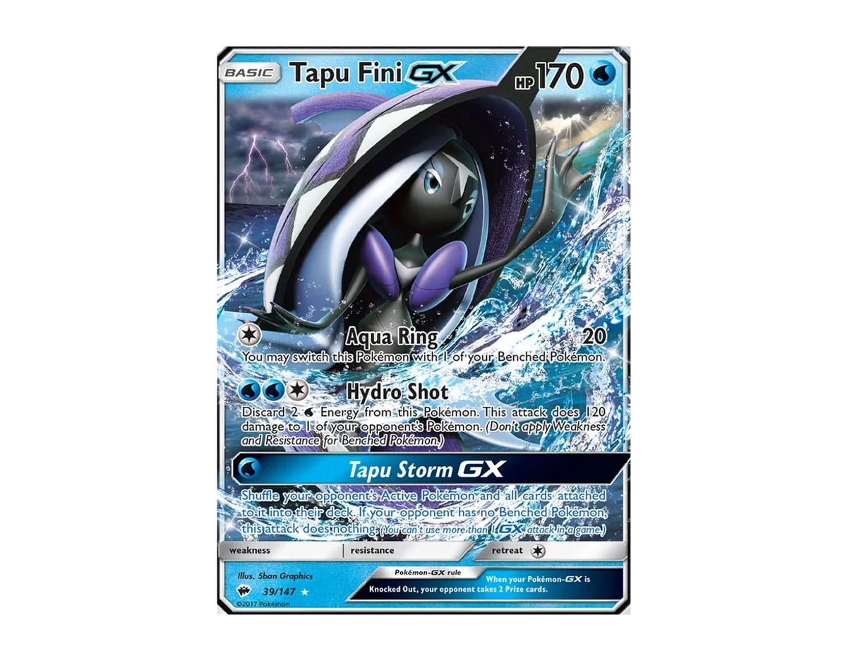 Tapu Fini GX BS 39/147 (Burning Shadows)