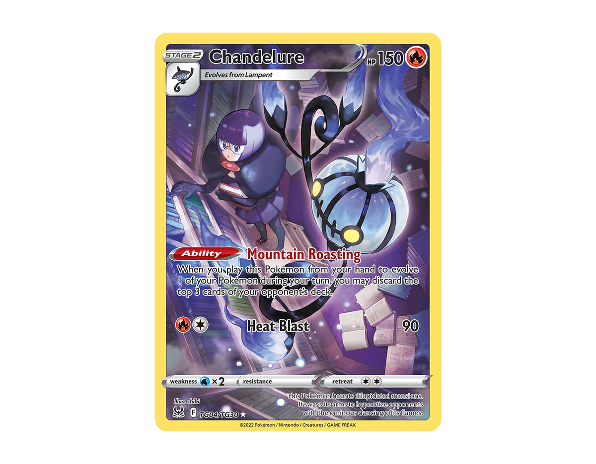 Chandelure LOTG TG04/30 (Lost Origin Trainer Gallery)