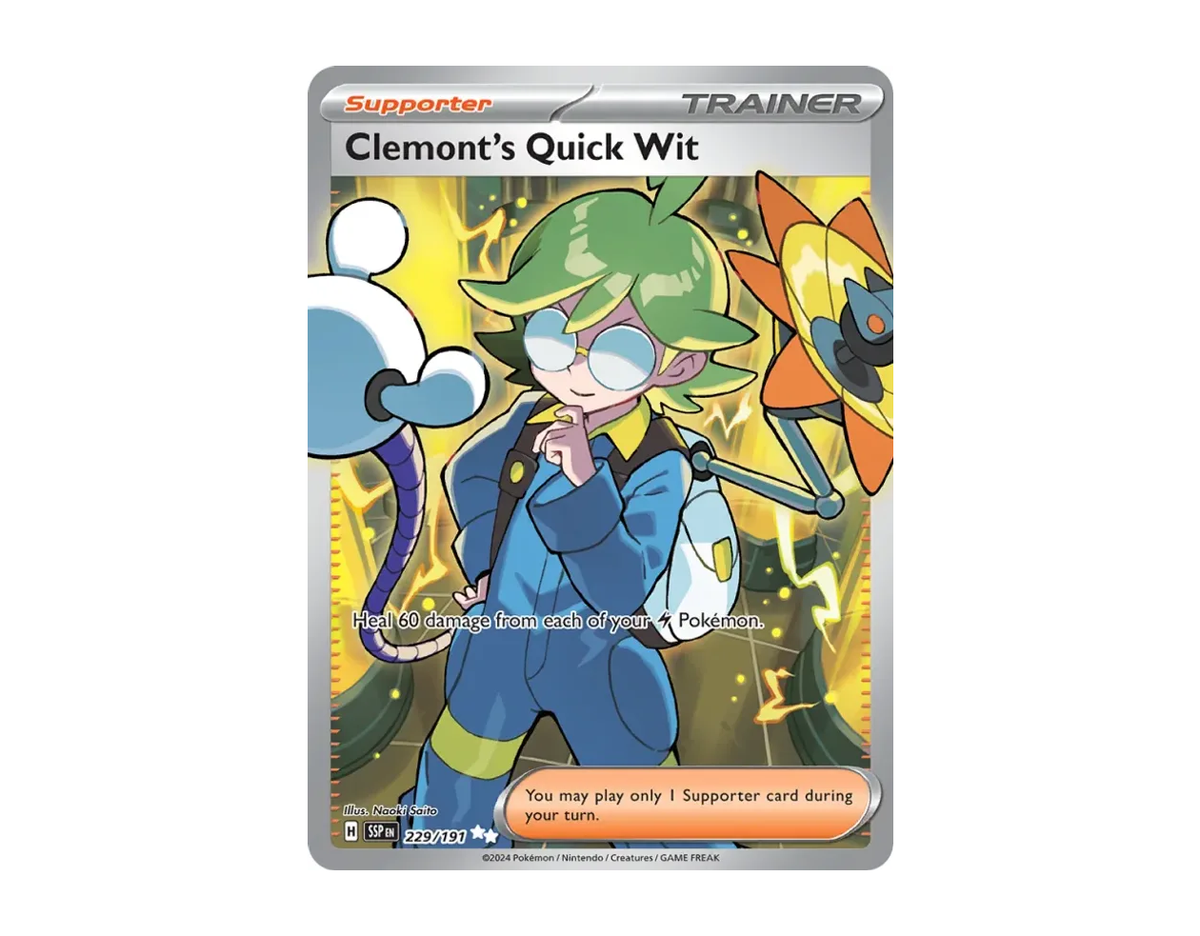 Clemont's Quick Wit SS 229/191 (Surging Sparks)