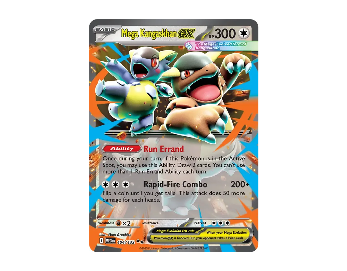 Mega Kangaskhan ex ME 104/132 (Mega Evolution)