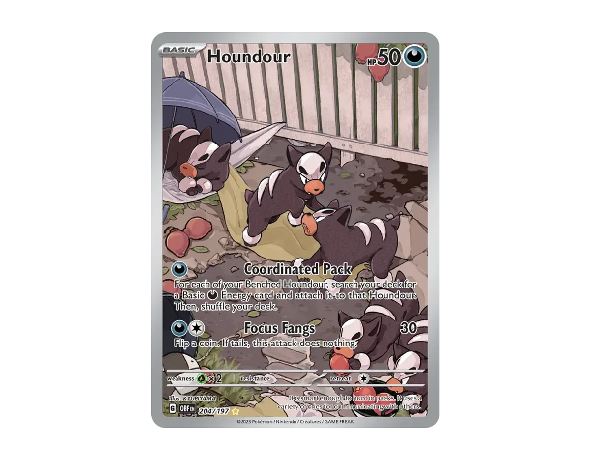 Houndour OF 204/197 (Obsidian Flames)