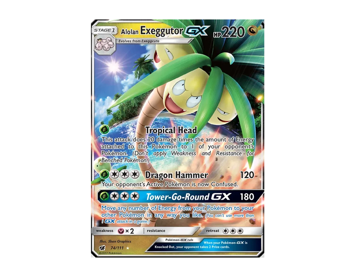 Alolan Exeggutor GX CI 74/111 (Crimson Invasion)
