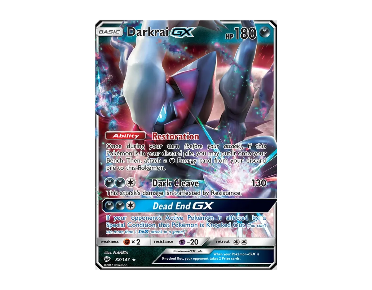 Darkrai GX BS 88/147 (Burning Shadows)