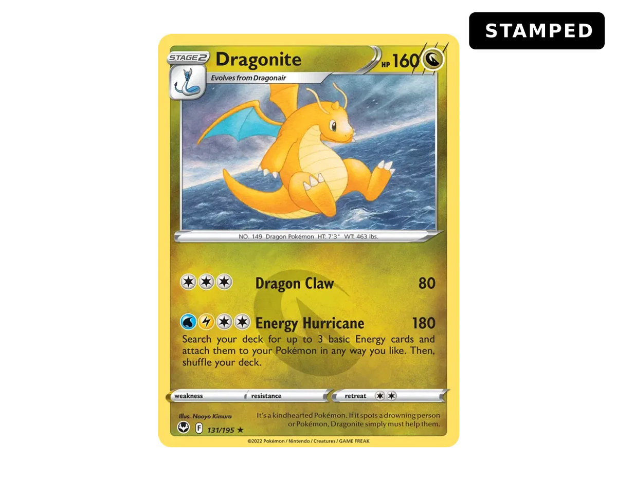 Dragonite ST 131/195 (Silver Tempest) - Stamped