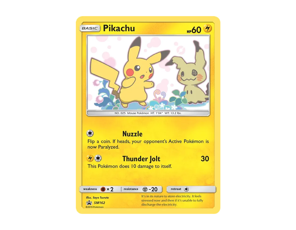 Pikachu SBSP SM162/248 (SM Black Star Promos)