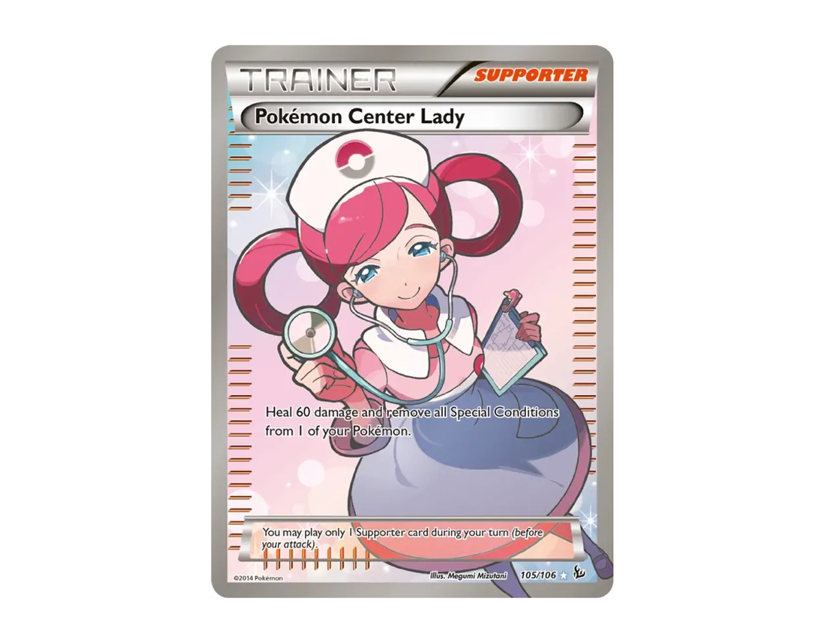 Pokémon Center Lady FL 105/106 (Flashfire)
