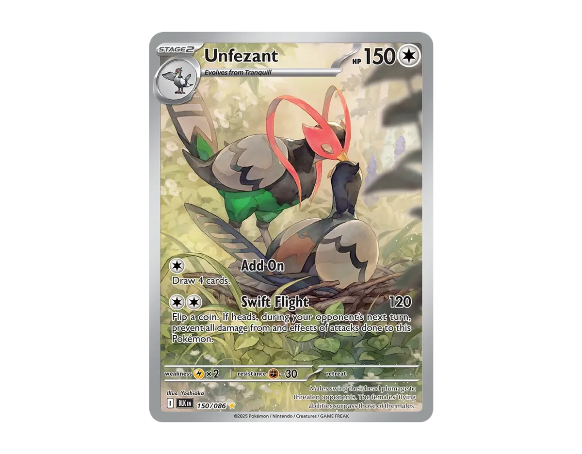Unfezant BB 150/86 (Black Bolt)