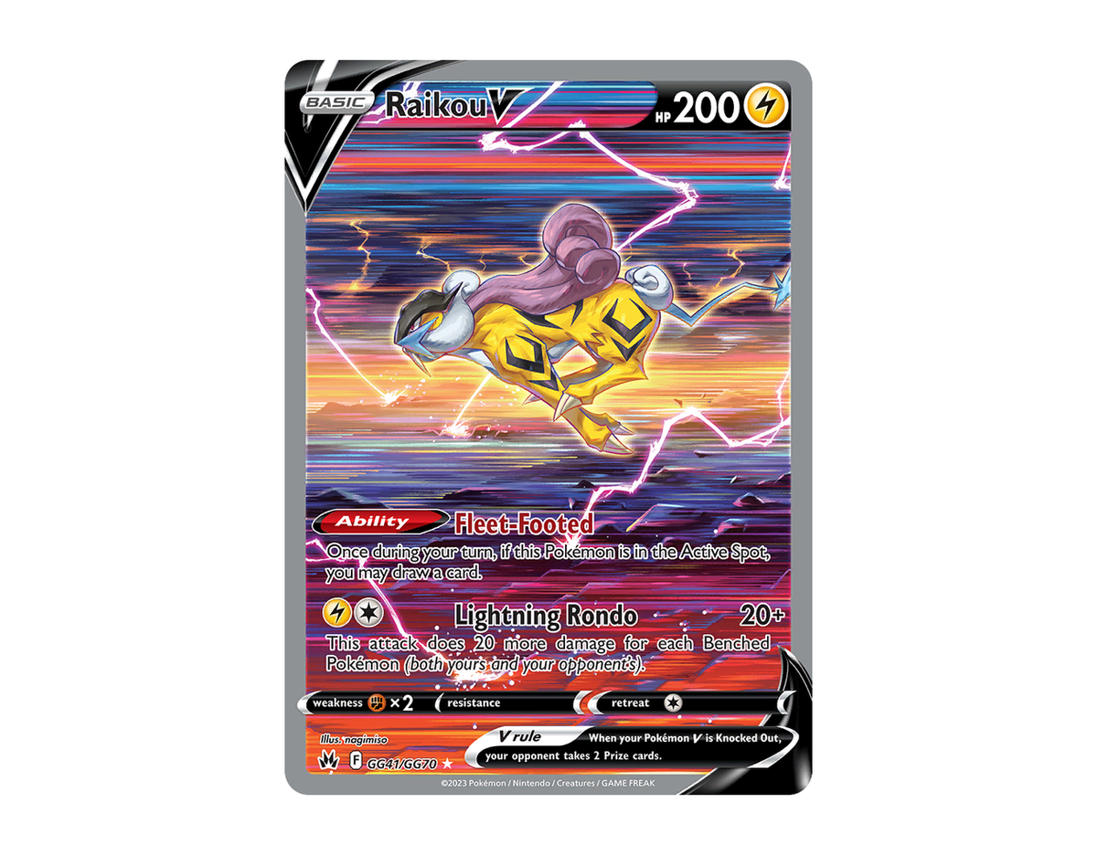 Raikou V CZGG GG41/70 (Crown Zenith Galarian Gallery)