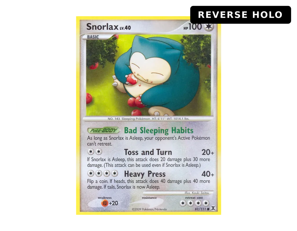 Snorlax RR 81/111 (Rising Rivals) - Reverse Holo