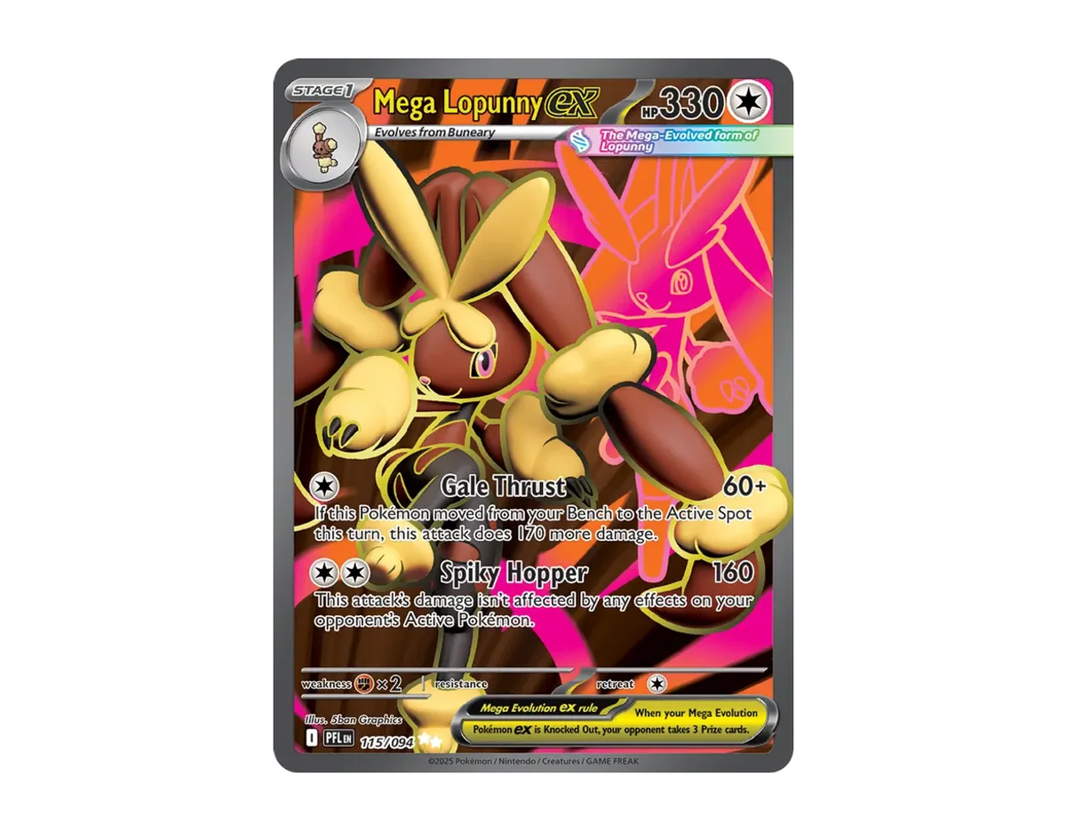 Mega Lopunny ex PF 115/94 (Phantasmal Flames)