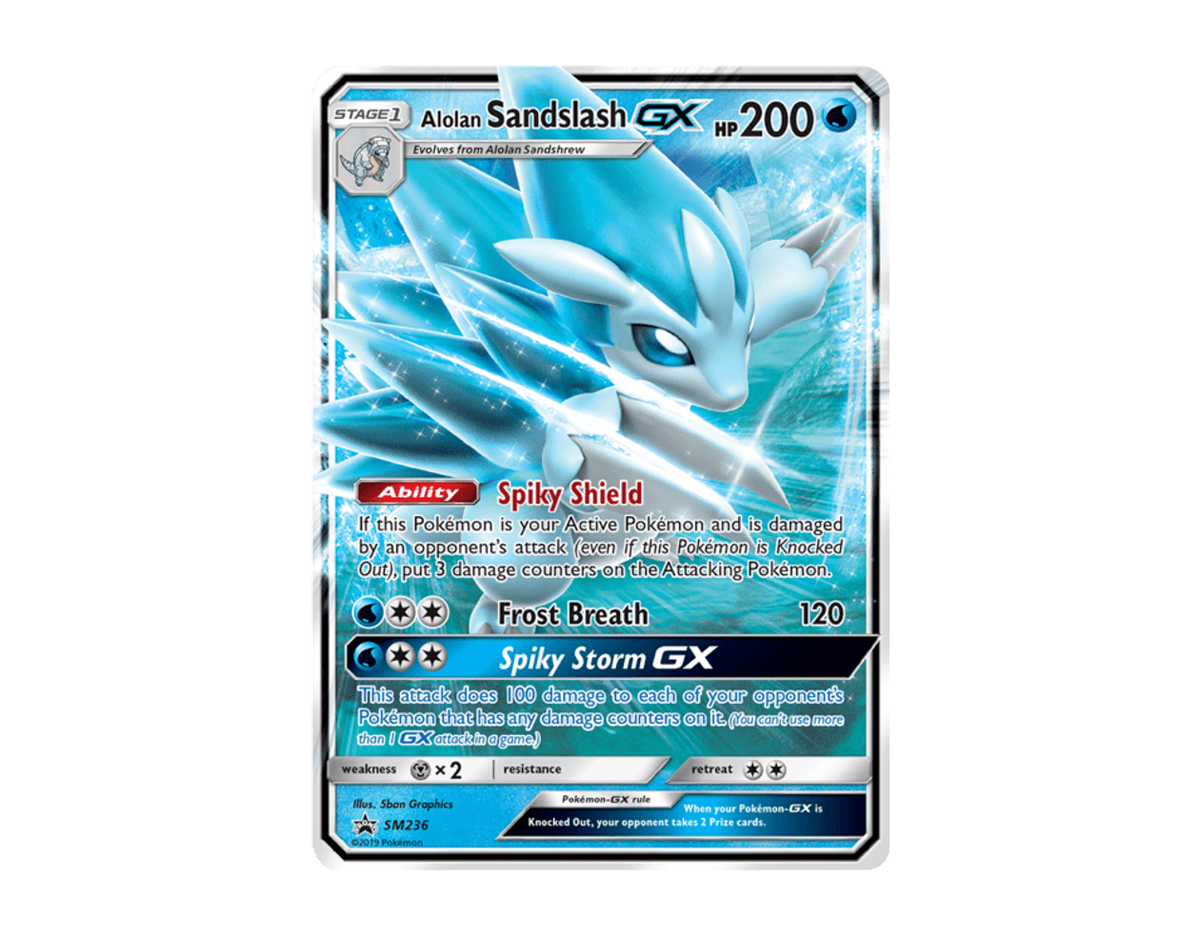 Alolan Sandslash GX SBSP SM236/248 (SM Black Star Promos)