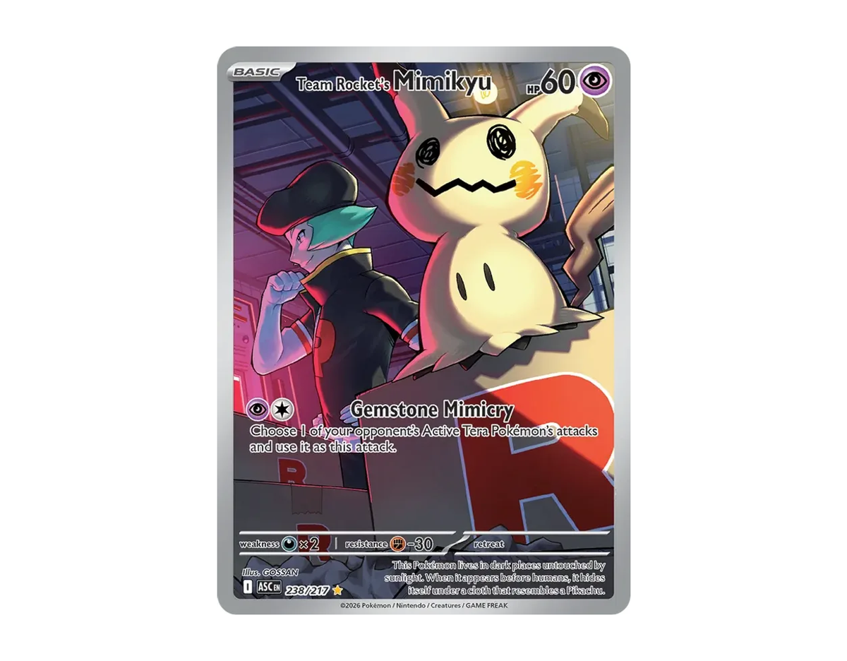 Team Rocket's Mimikyu AH 238/217 (Ascended Heroes)
