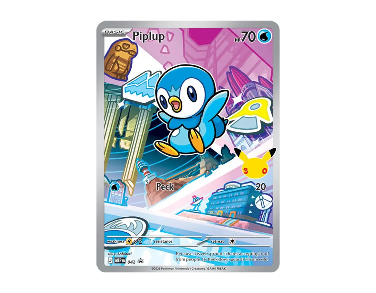 Piplup MBSP 042 (MEP Black Star Promos)