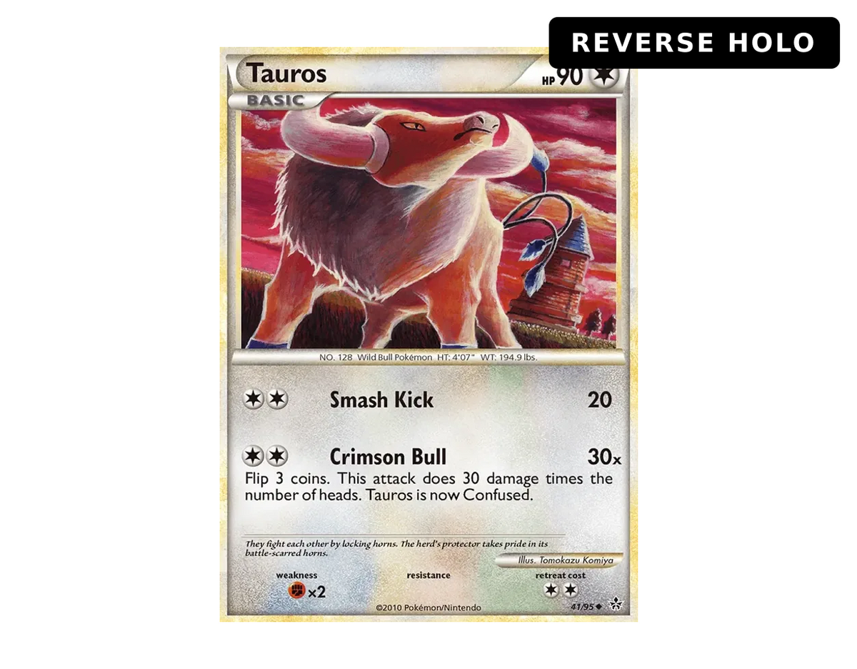 Tauros UN 41/95 (Unleashed) - Reverse Holo