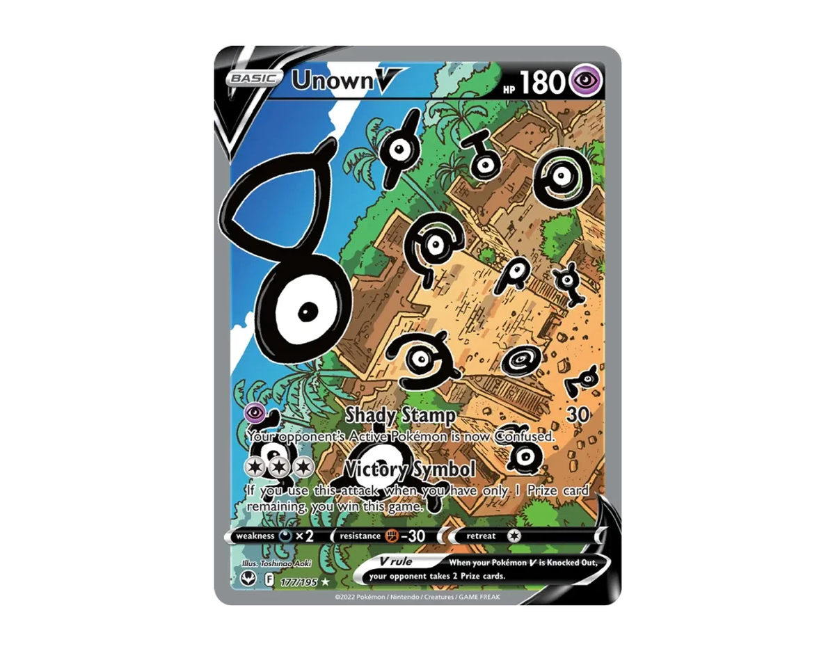 Unown V ST 177/195 (Silver Tempest)