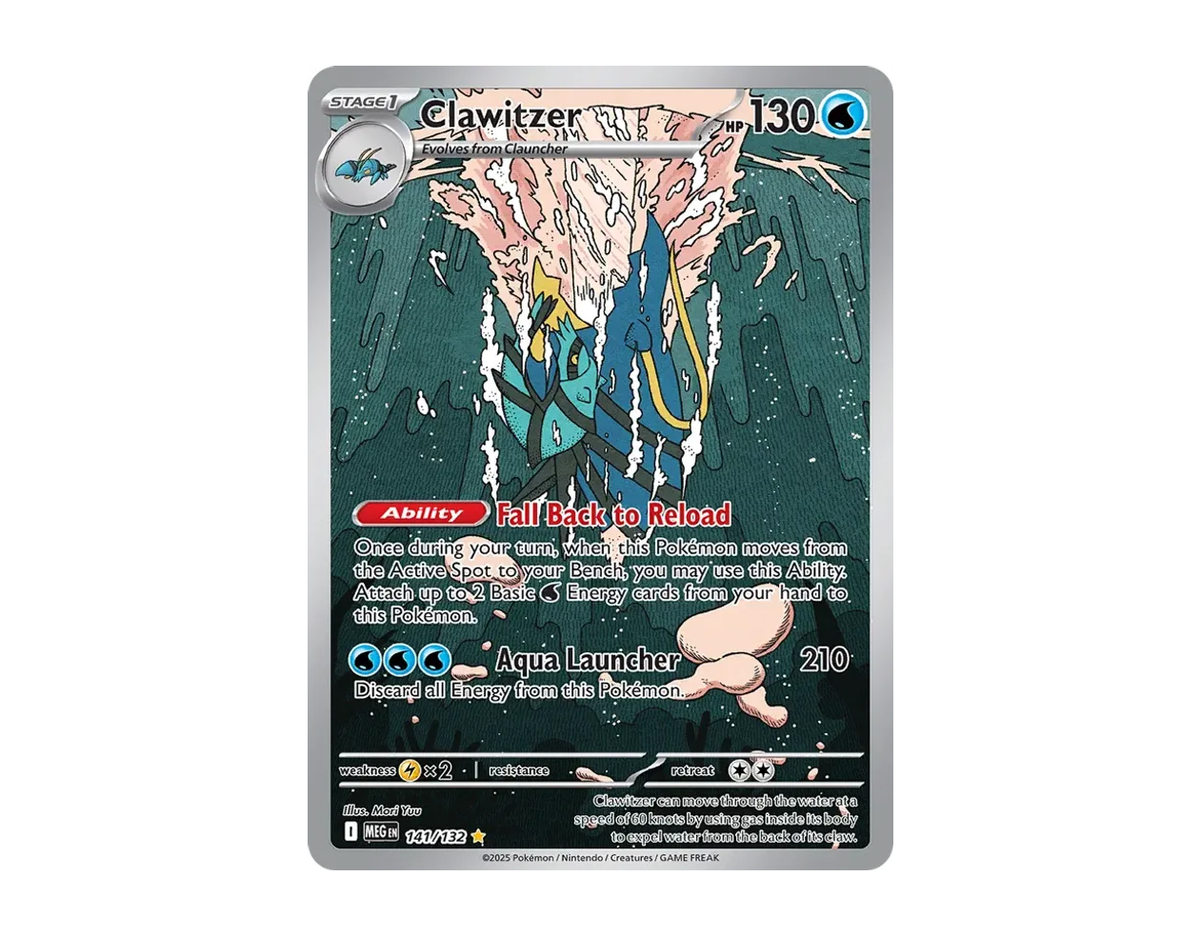 Clawitzer ME 141/132 (Mega Evolution)