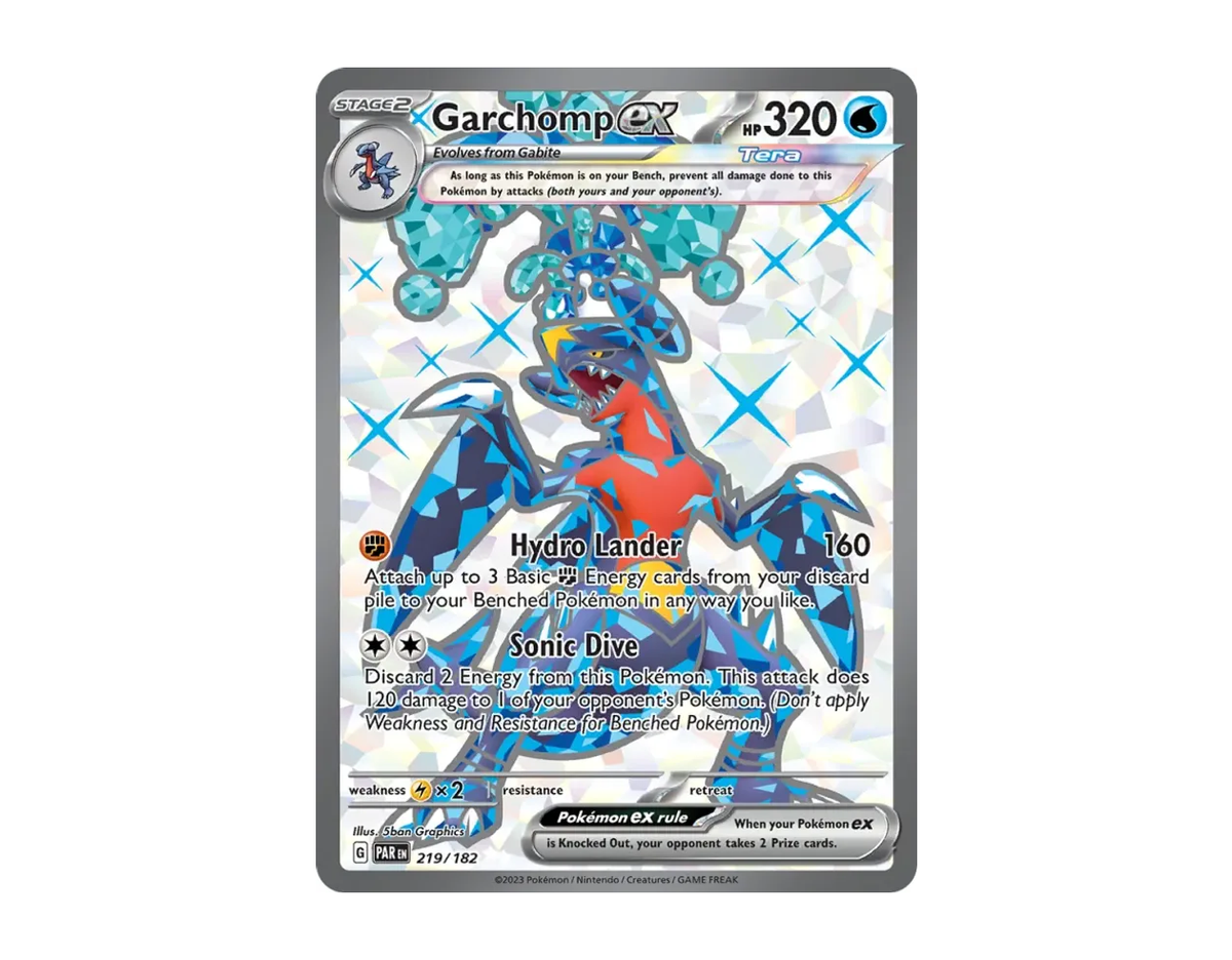 Garchomp ex PR 219/182 (Paradox Rift)