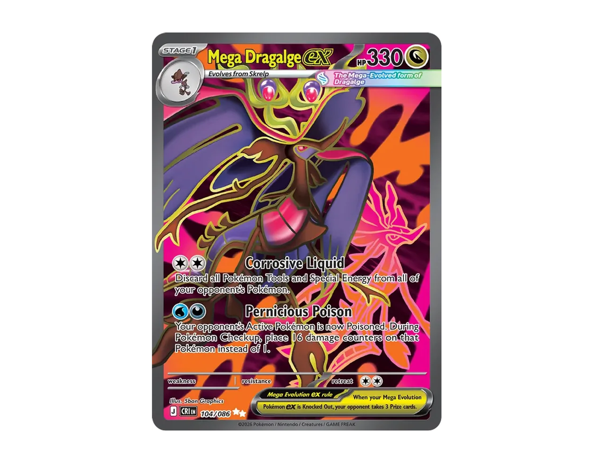 Mega Dragalge ex CR 104/86 (Chaos Rising)