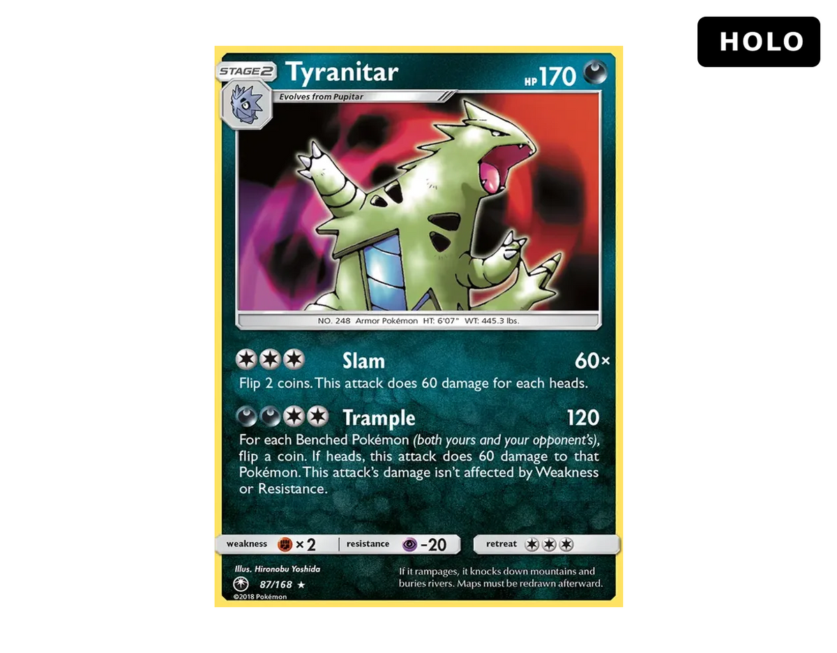 Tyranitar CS 87/168 (Celestial Storm) - Holo