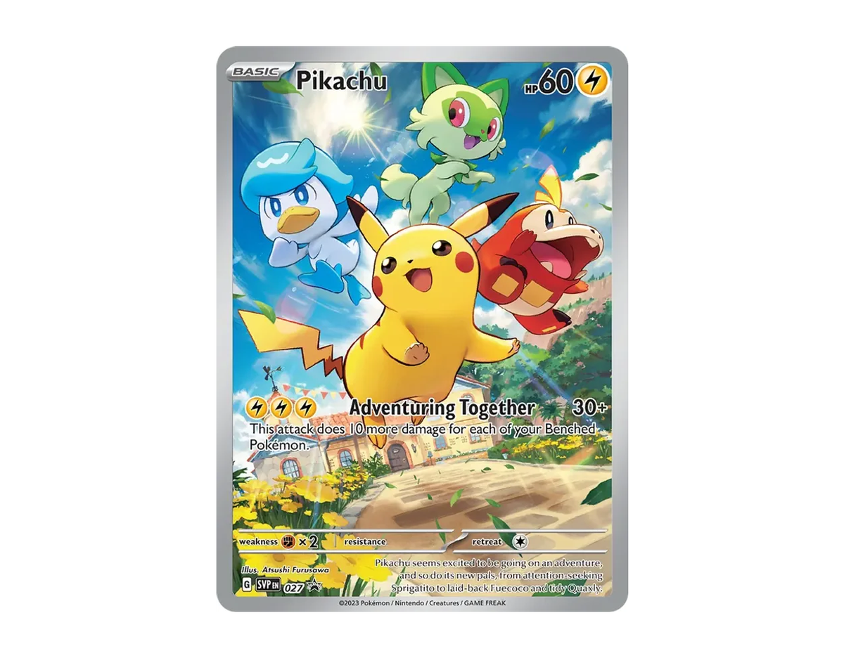 Pikachu SBSP 027/225 (SVP Black Star Promos)