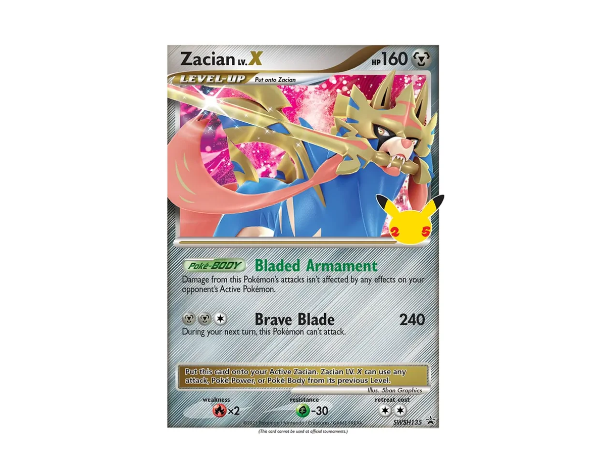 Zacian SBSP SWSH135/307 (SWSH Black Star Promos)