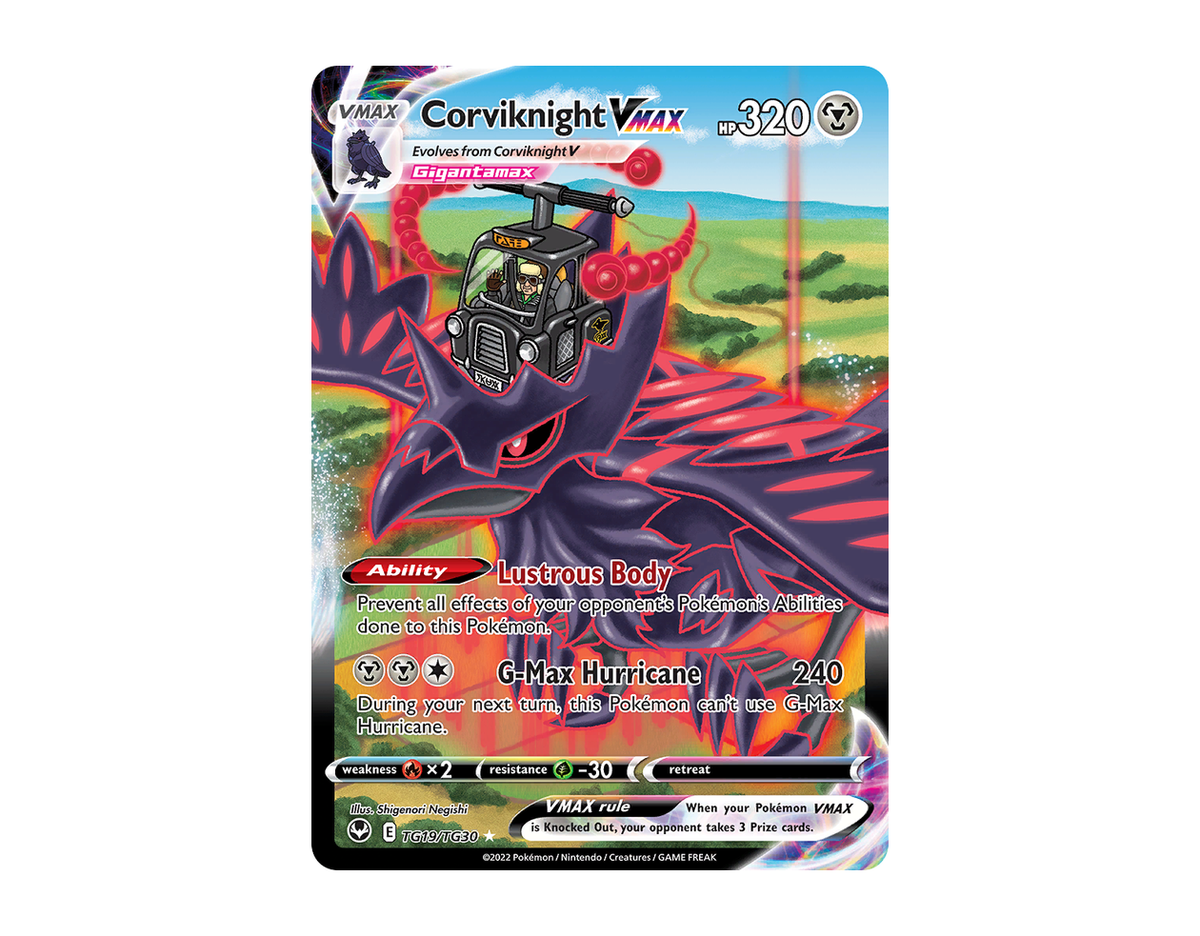 Corviknight VMAX STTG TG19/30 (Silver Tempest Trainer Gallery)