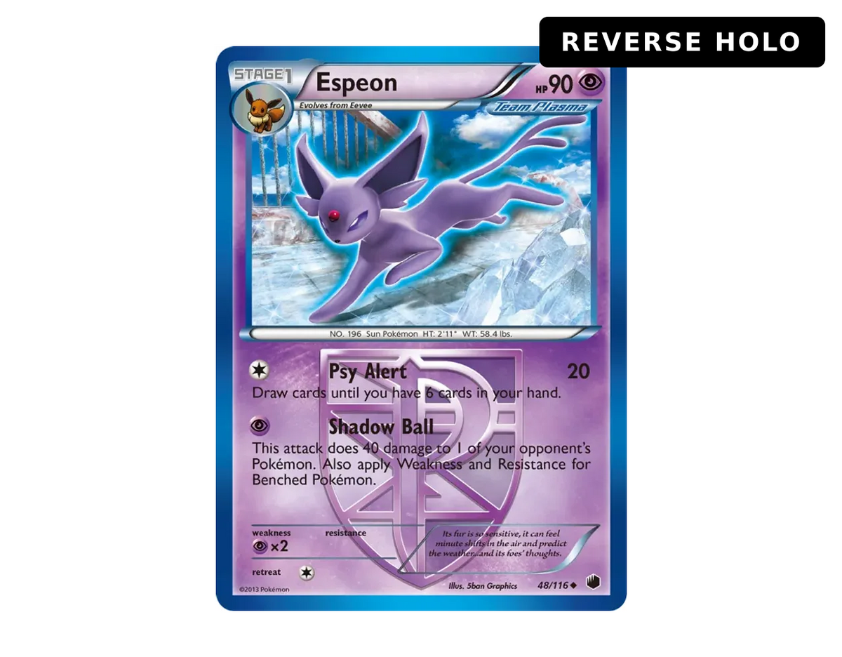 Espeon PF 48/116 (Plasma Freeze) - Reverse Holo