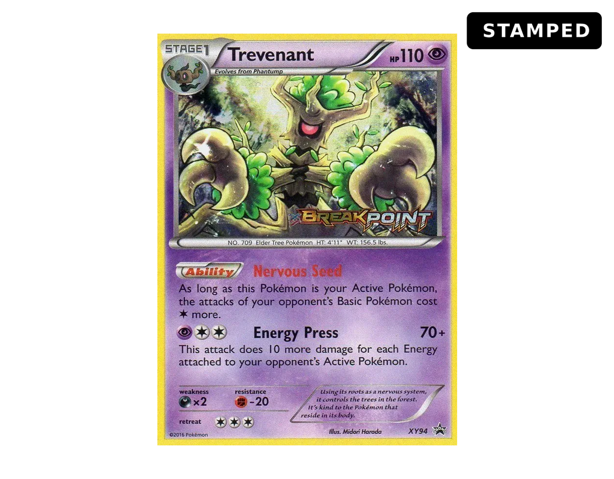 Trevenant XBSP XY94/211 (XY Black Star Promos) - Stamped