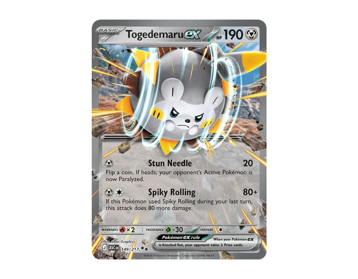 Togedemaru ex AH 149/217 (Ascended Heroes)