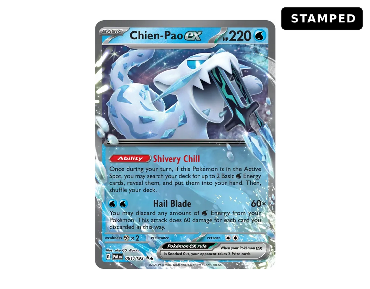 Chien-Pao ex PE 061/193 (Paldea Evolved) - Stamped