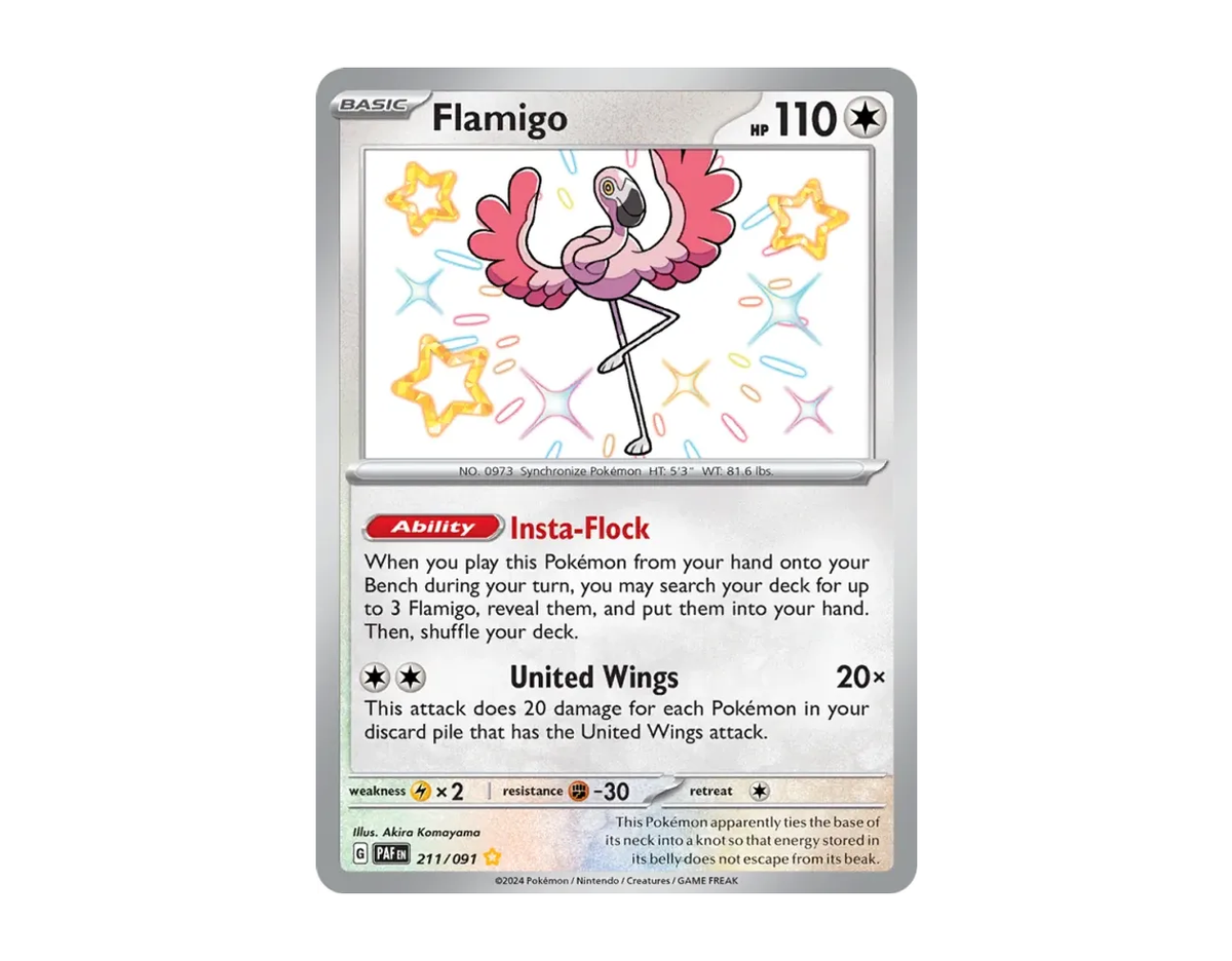 Flamigo PF 211/91 (Paldean Fates)