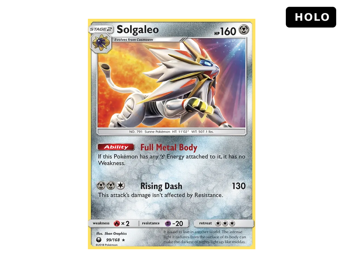 Solgaleo CS 99/168 (Celestial Storm) - Holo