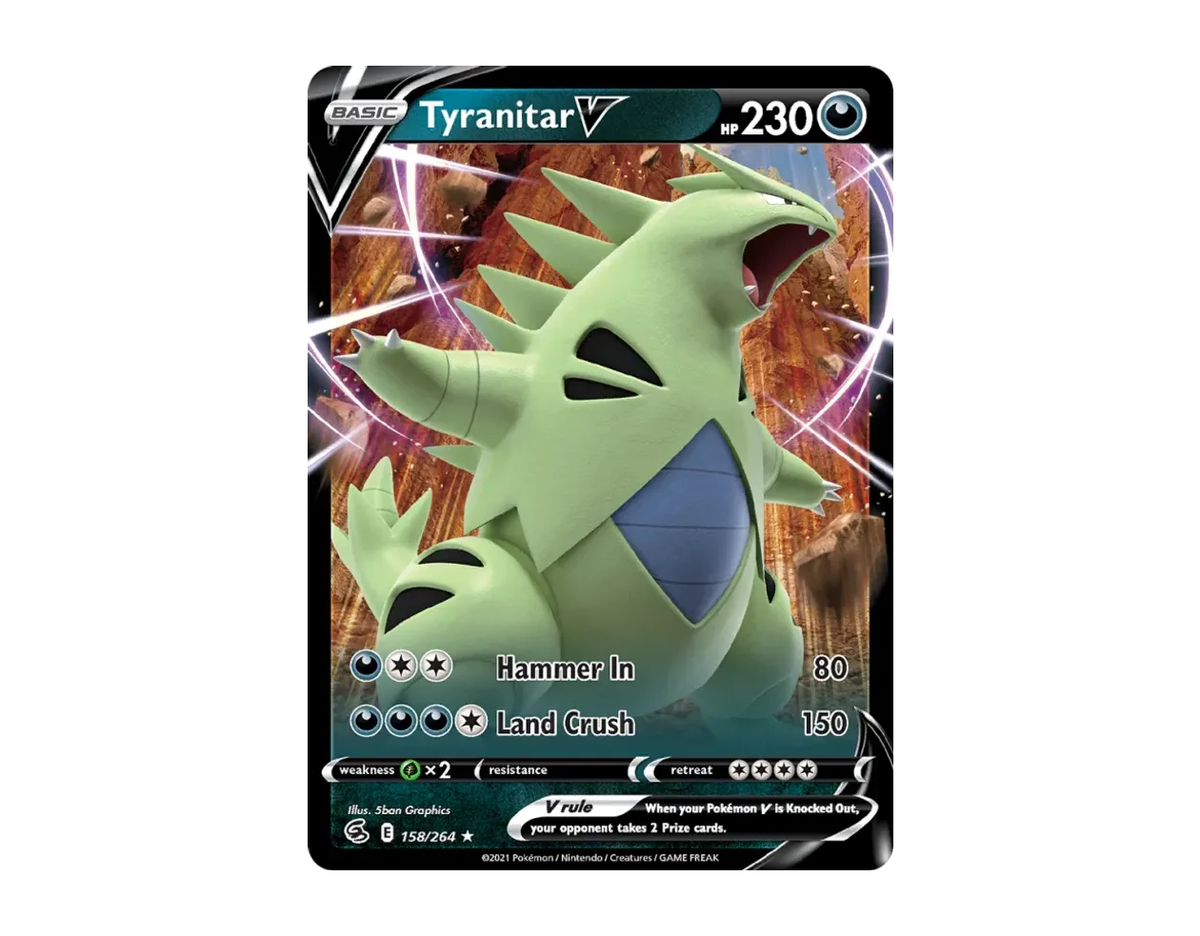 Tyranitar V FS 158/264 (Fusion Strike)