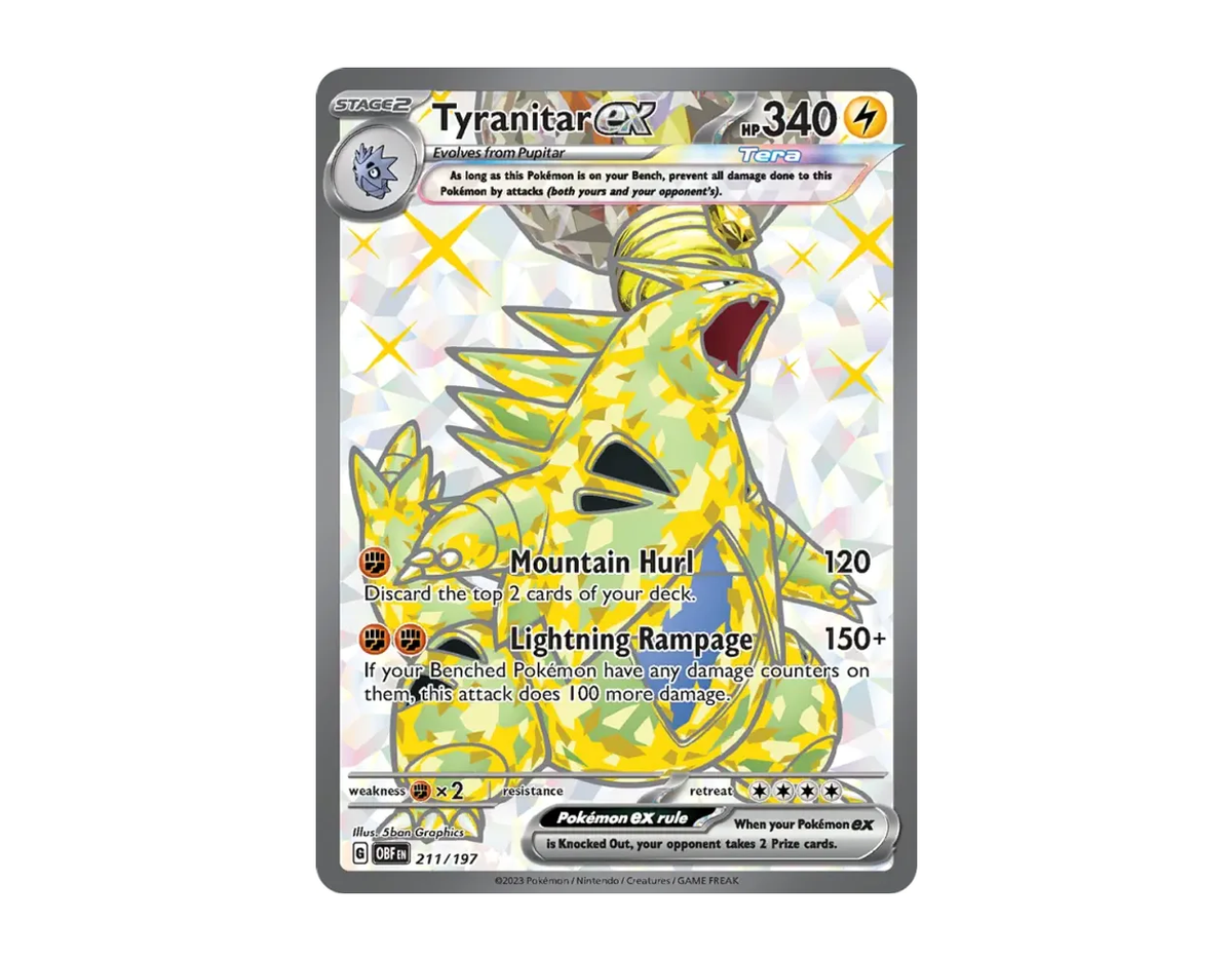 Tyranitar ex OF 211/197 (Obsidian Flames)