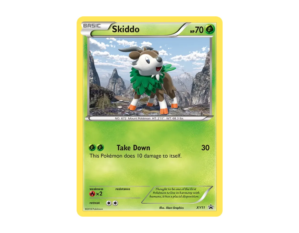 Skiddo XBSP XY11/211 (XY Black Star Promos)