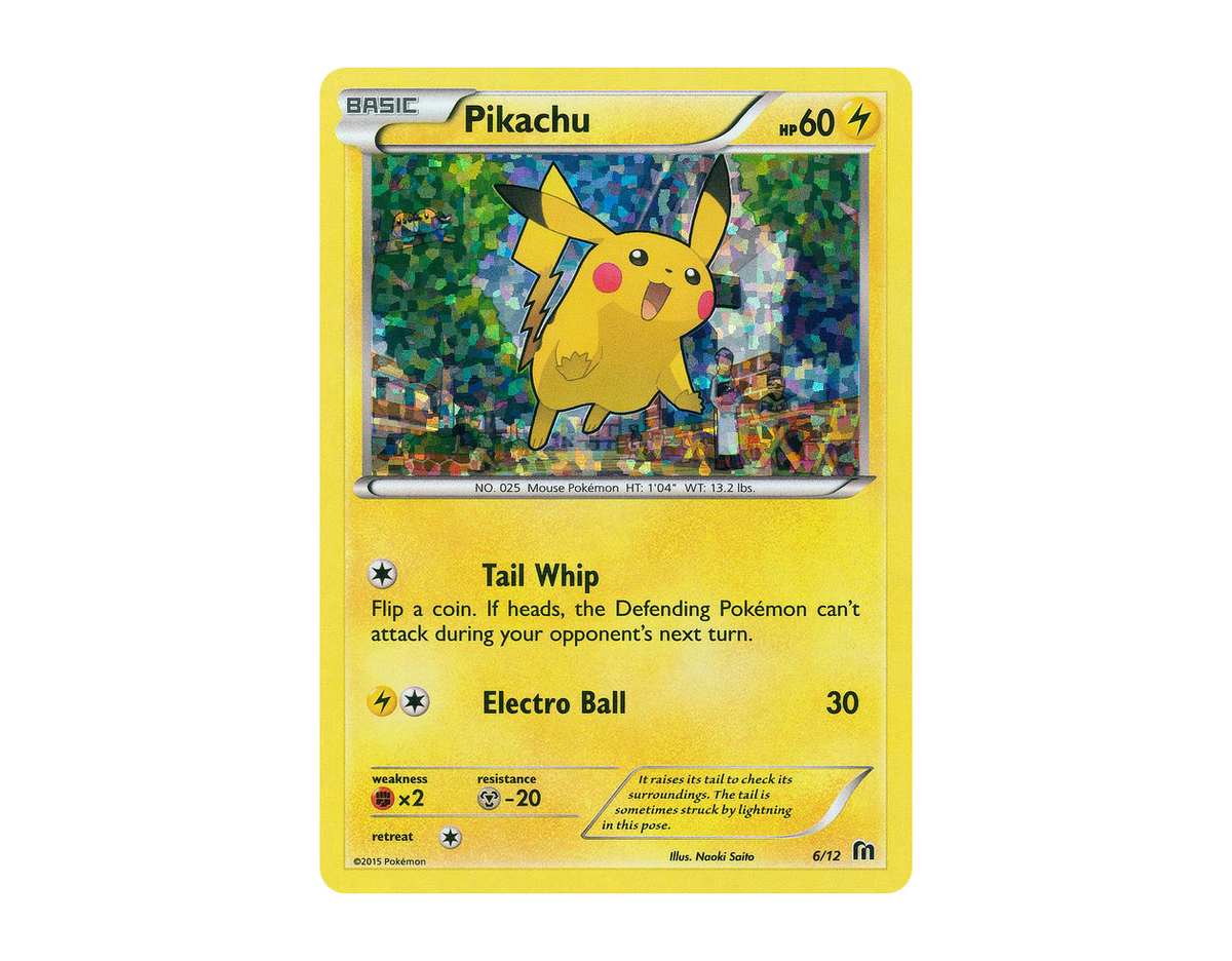 Pikachu MC2 6/12 (McDonald's Collection 2016)