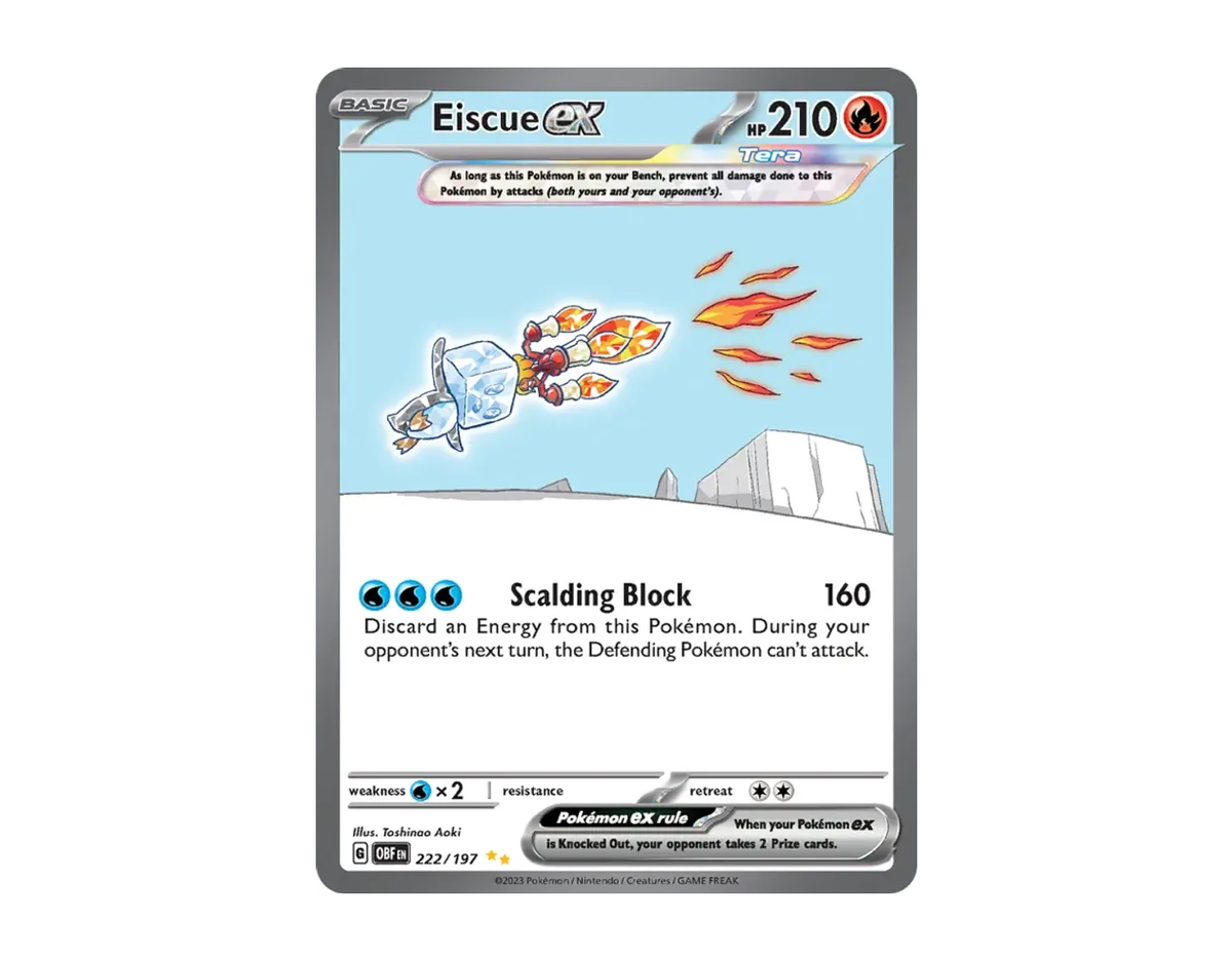 Eiscue ex OF 222/197 (Obsidian Flames)