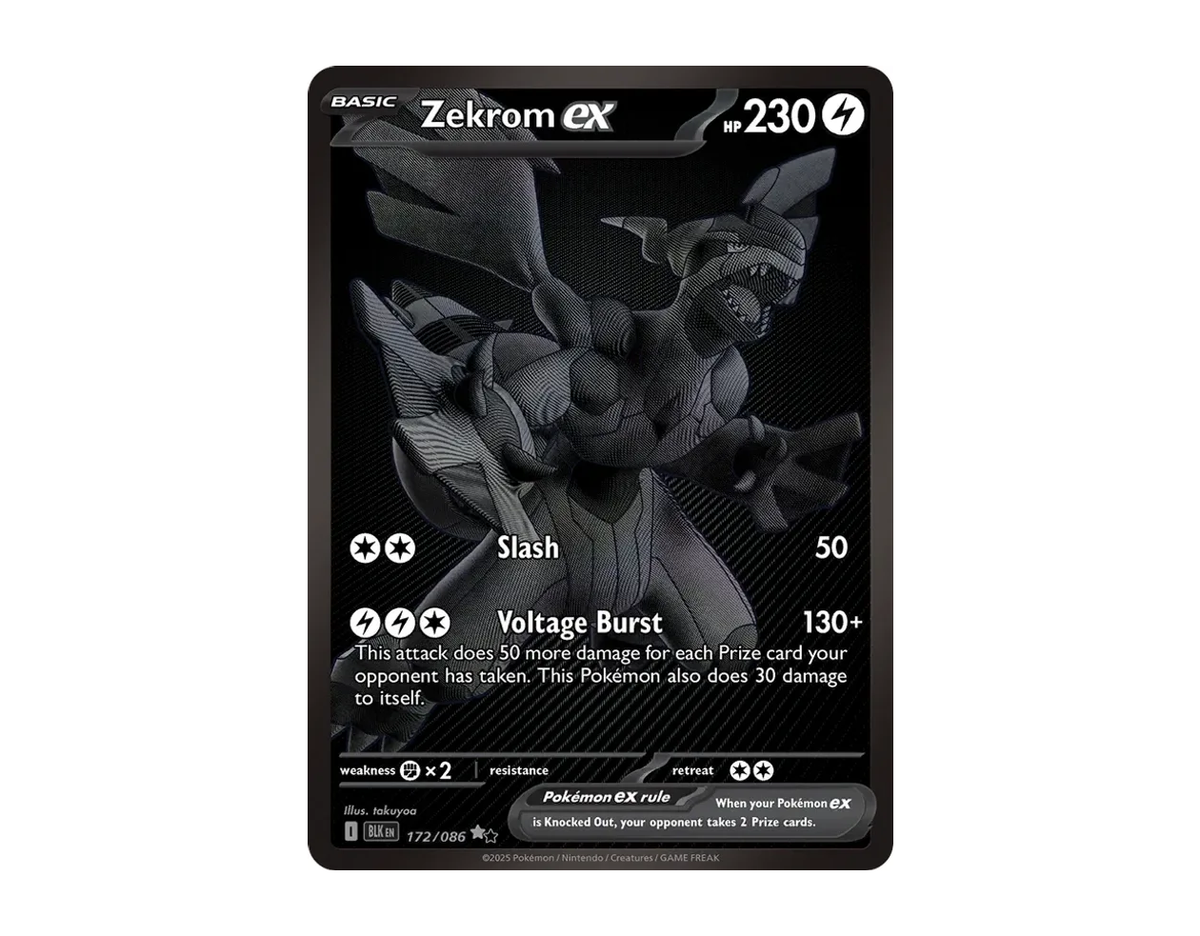 Zekrom ex BB 172/86 (Black Bolt)