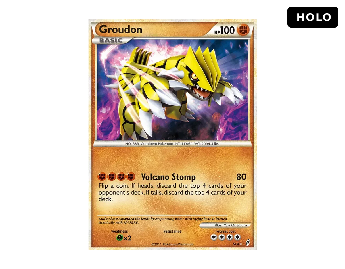 Groudon COL SL4/95 (Call of Legends) - Holo