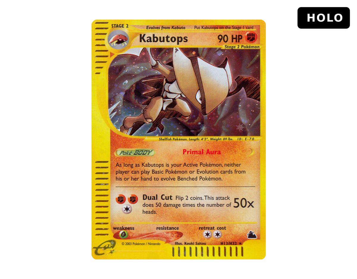 Kabutops SK H13/144 (Skyridge) - Holo