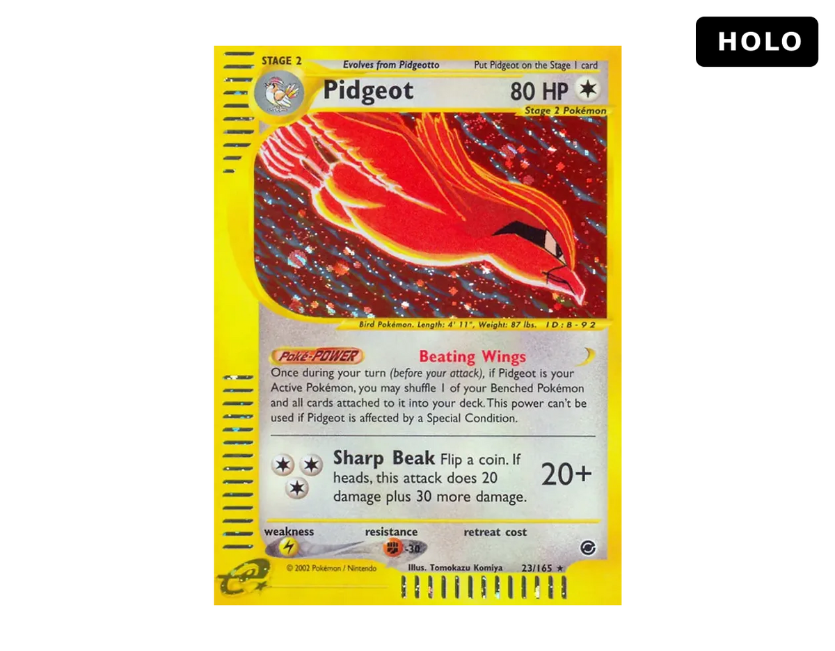 Pidgeot EBS 23/165 (Expedition Base Set) - Holo