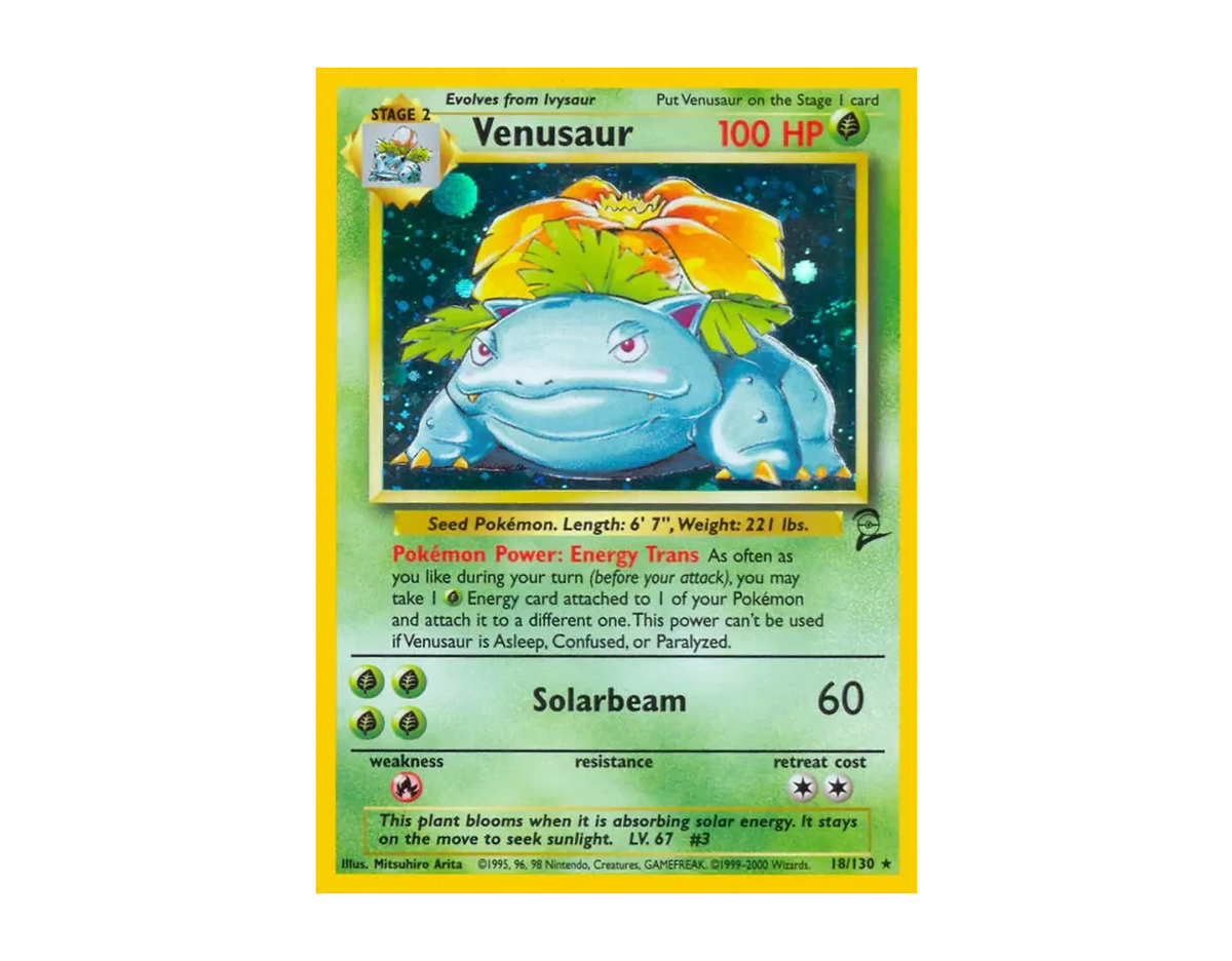 Venusaur BS2 18/130 (Base Set 2)