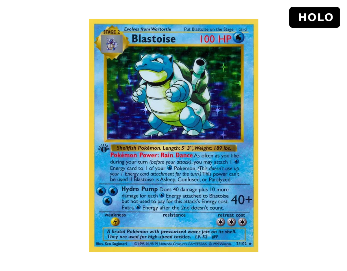 Blastoise BS 2/102 (Base Set) - Holo