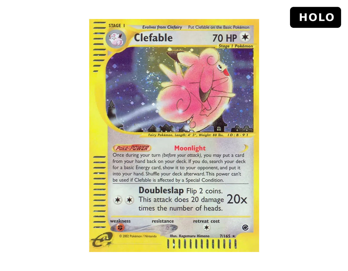 Clefable EBS 7/165 (Expedition Base Set) - Holo